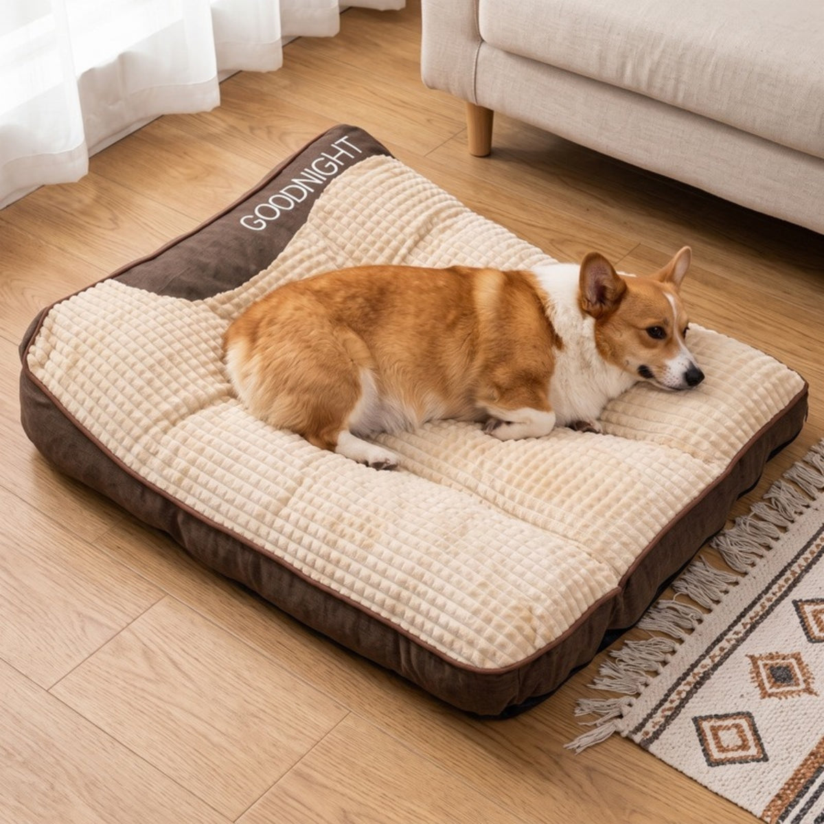 Woofidoo Extra Large Plush Dog Bed