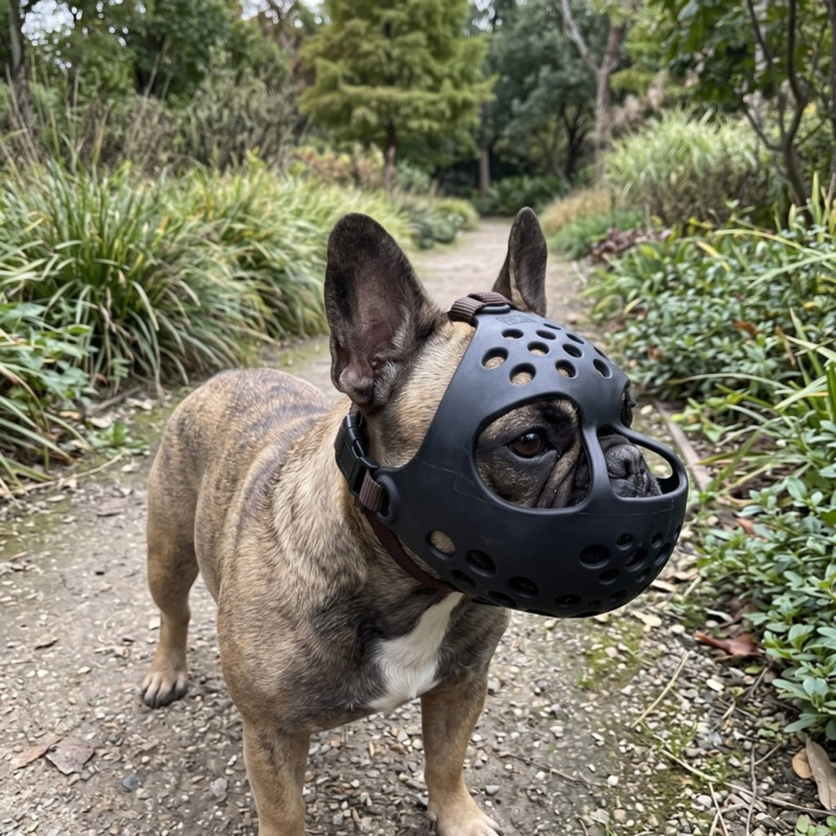 Woofidoo Soft Rubber Bulldog Muzzle