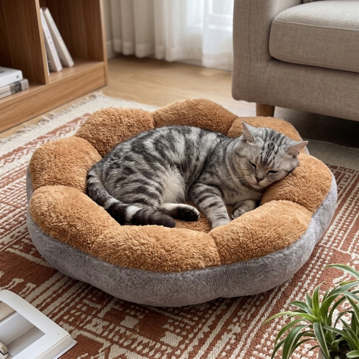 Woofidoo Blossom Flower Cat Bed