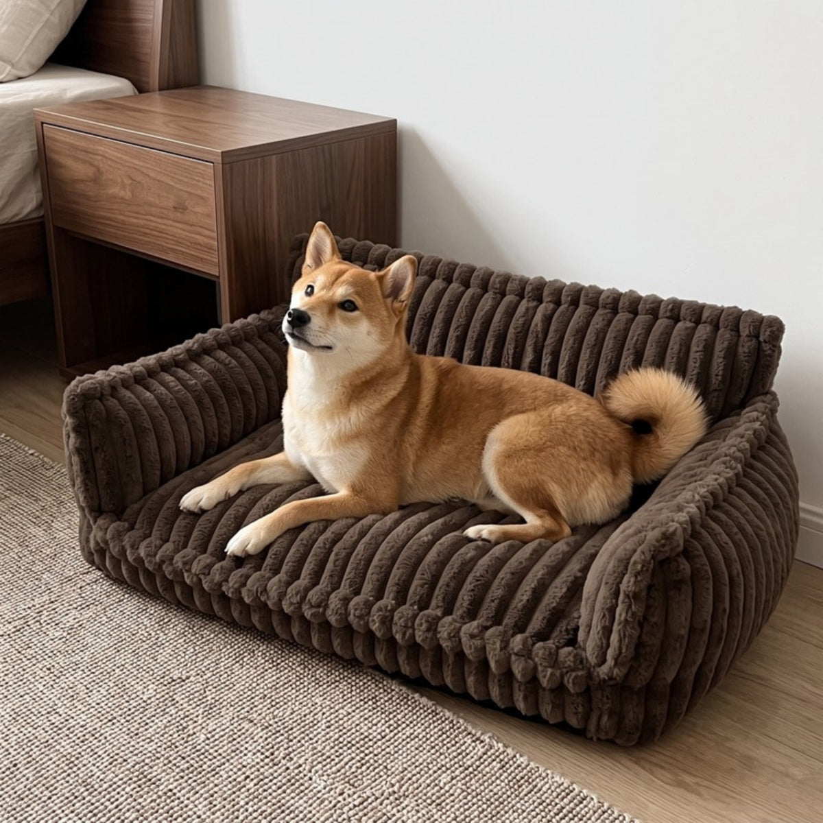 Woofidoo Corduroy Dog Sofa Bed