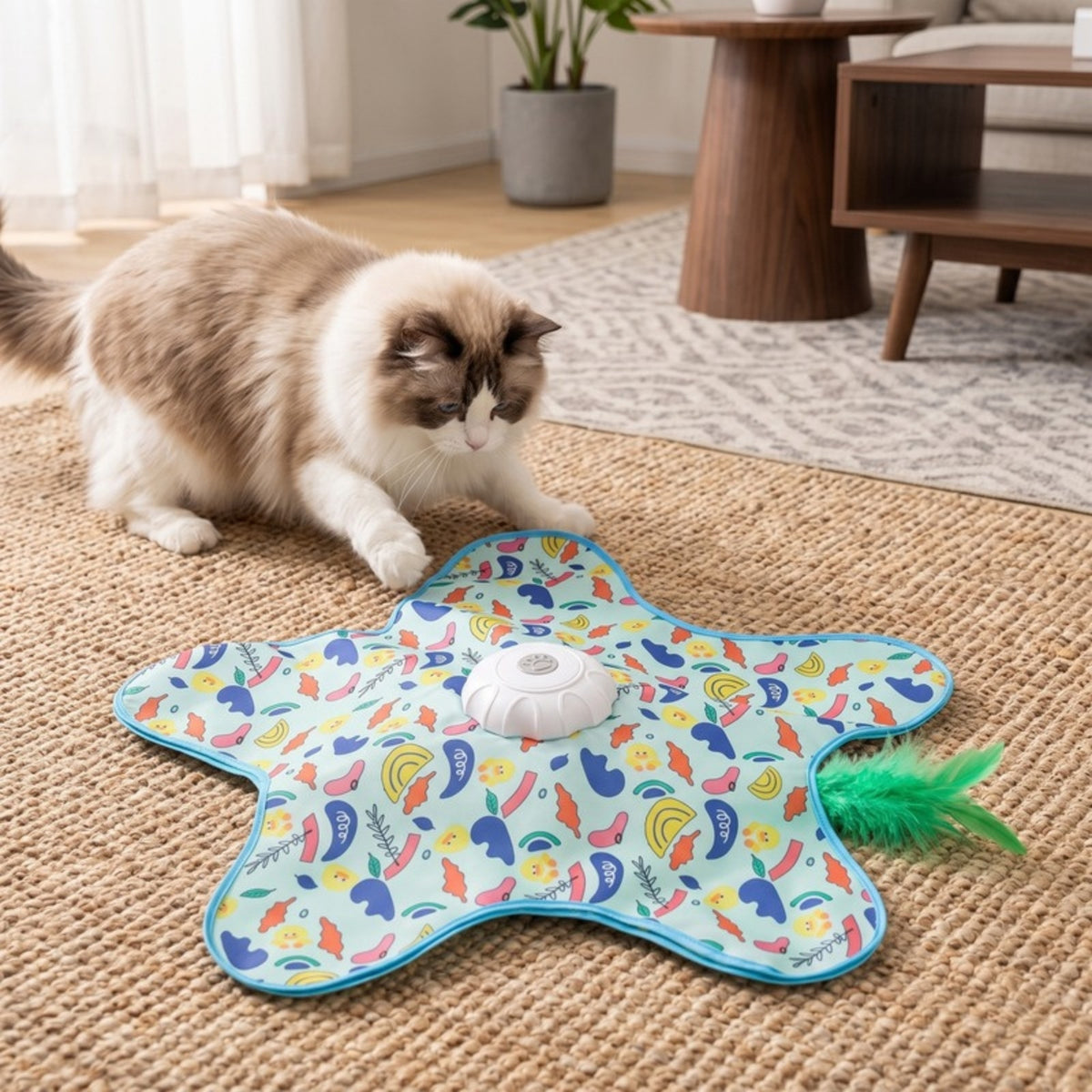 Woofidoo Automatic Hide and Seek Cat Toy
