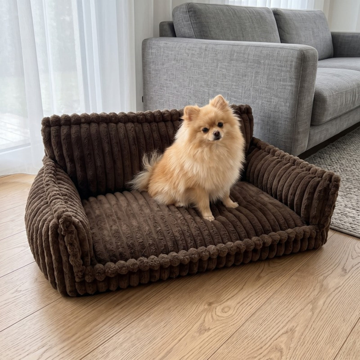 Woofidoo Corduroy Dog Sofa Bed