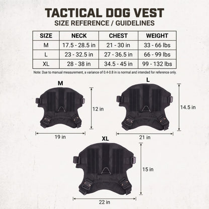 Woofidoo Ranger Tactical Dog Vest