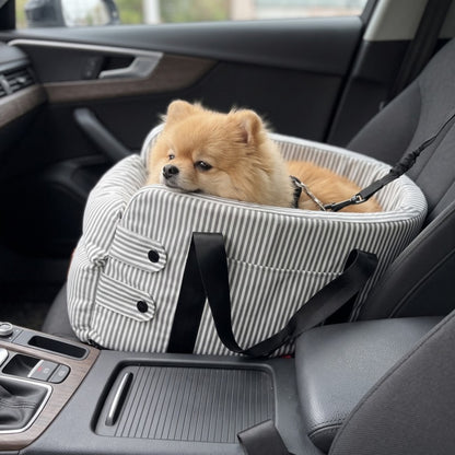 Woofidoo Striped Console Pet Car Seat