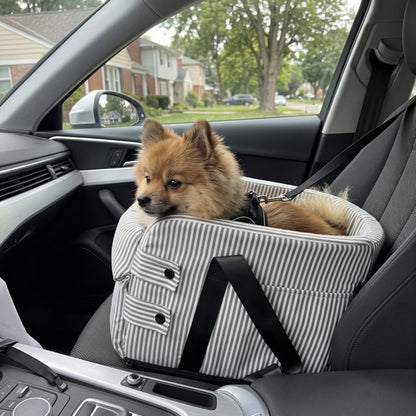Woofidoo Striped Console Pet Car Seat