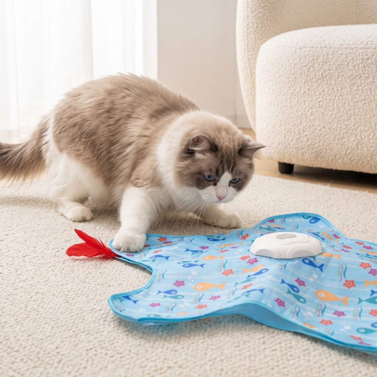 Woofidoo Automatic Hide and Seek Cat Toy