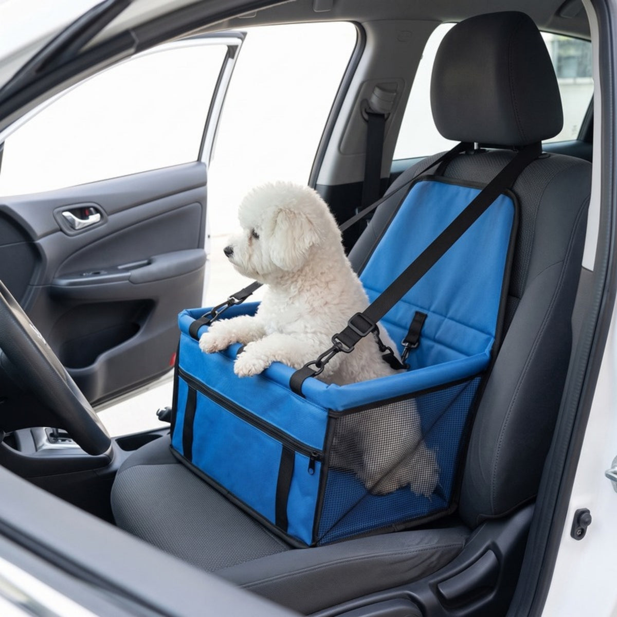 Woofidoo Foldable Mesh Dog Car Seat