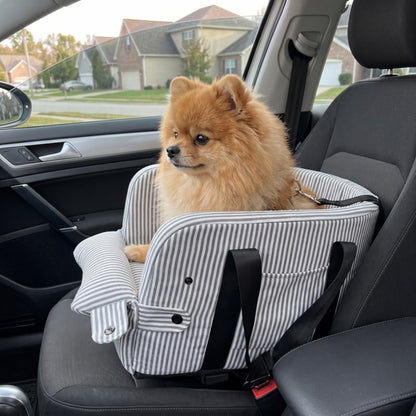 Woofidoo Striped Console Pet Car Seat
