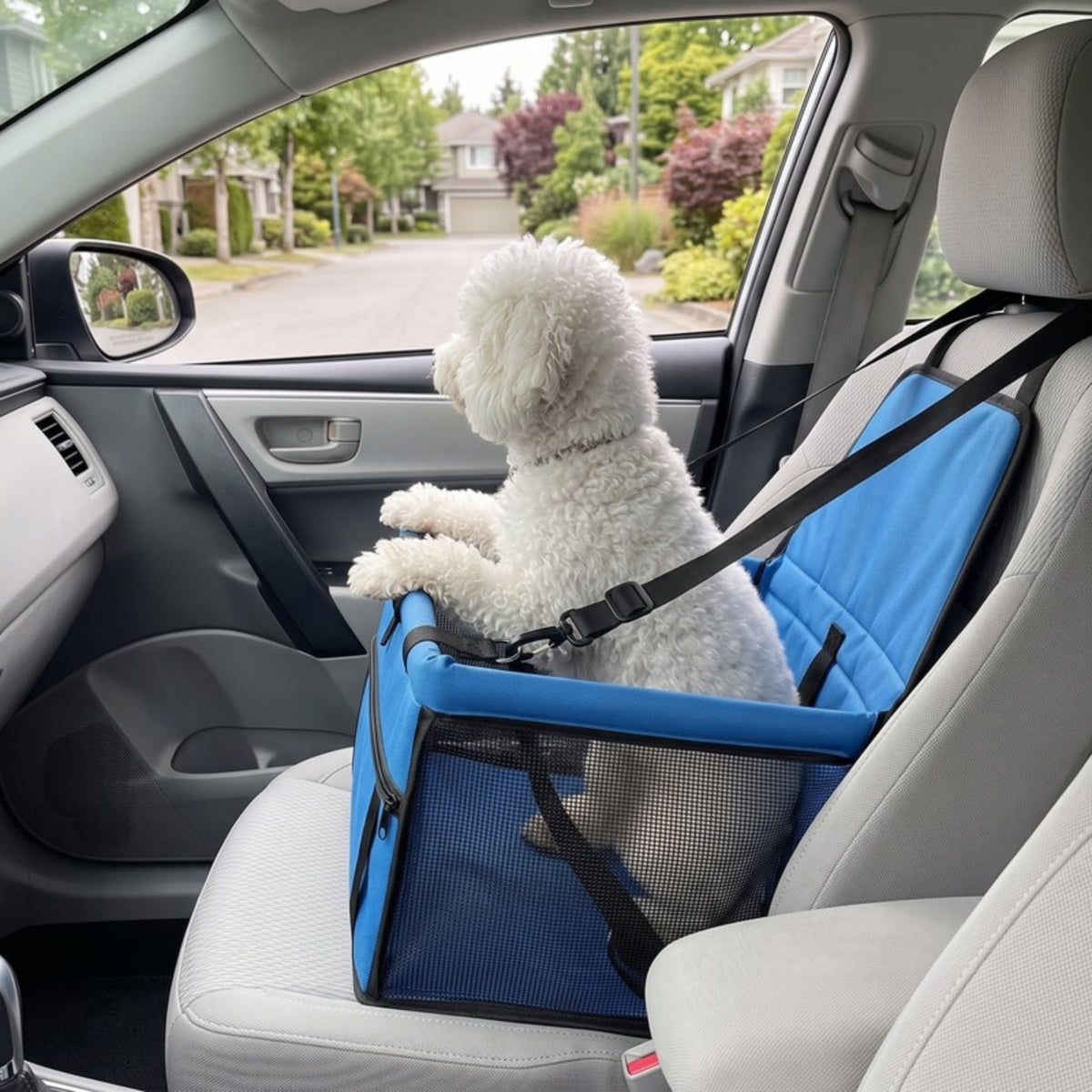 Woofidoo Foldable Mesh Dog Car Seat