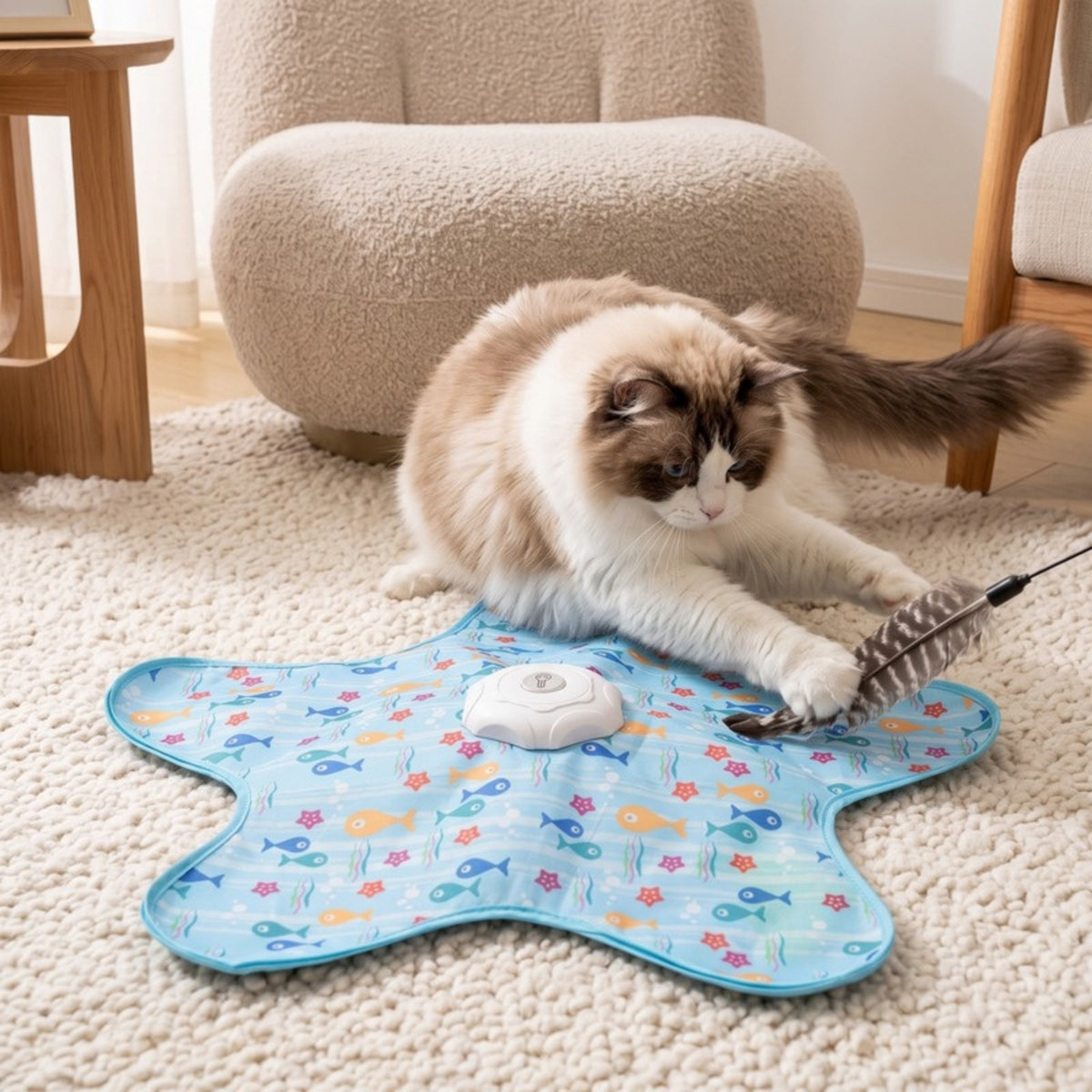 Woofidoo Automatic Hide and Seek Cat Toy