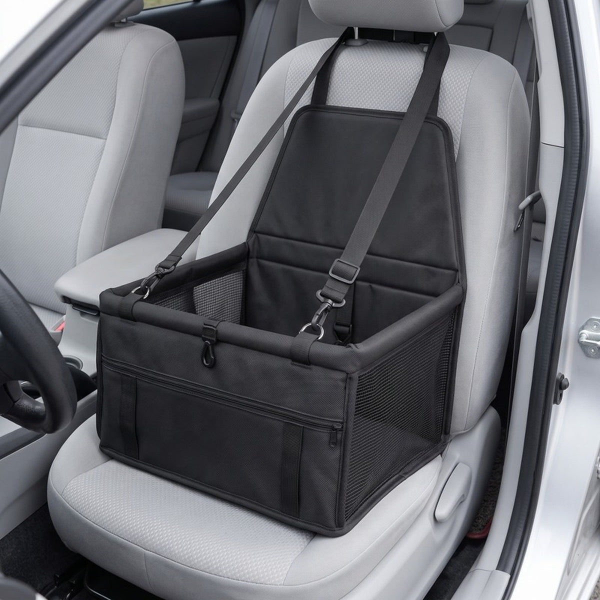 Woofidoo Foldable Mesh Dog Car Seat