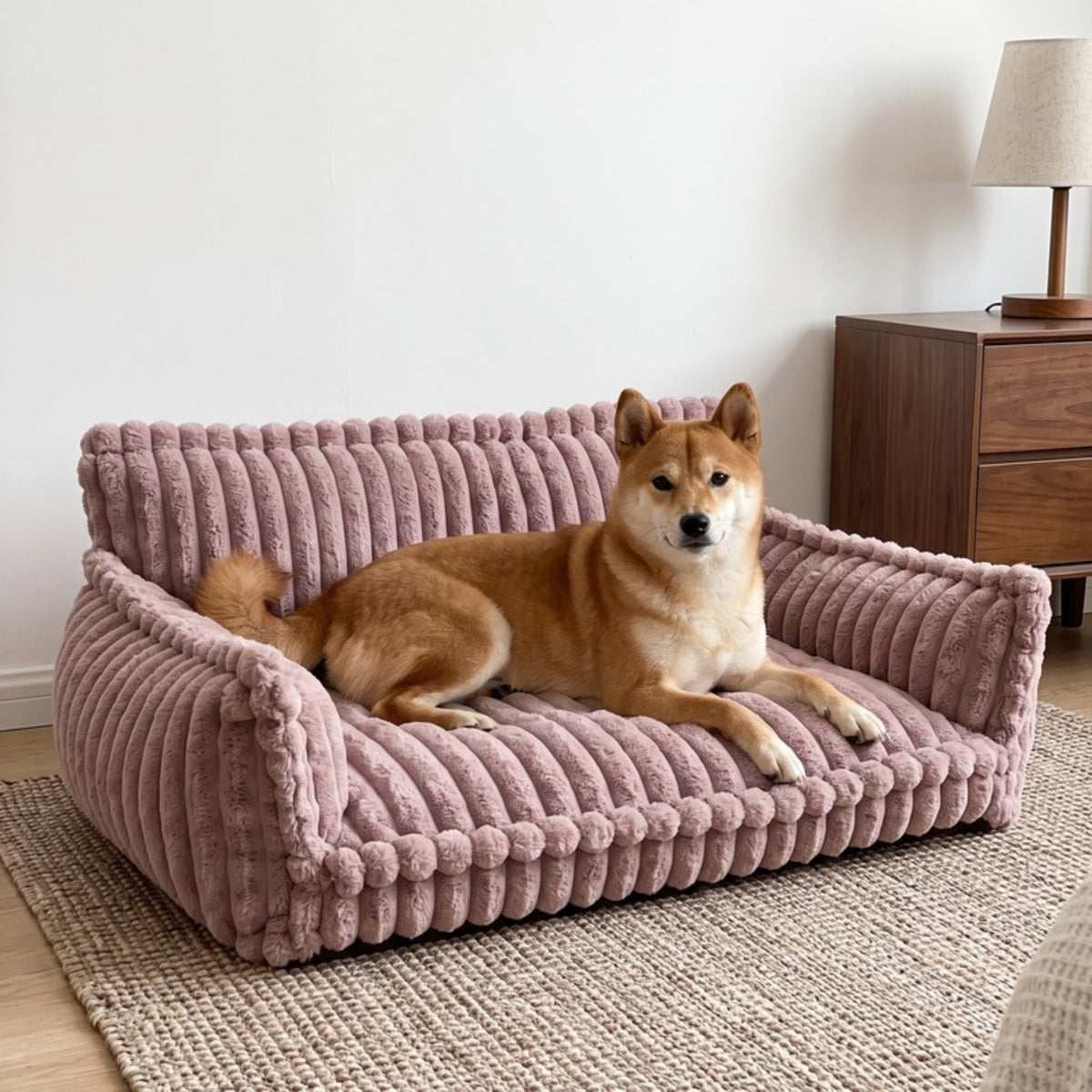 Woofidoo Corduroy Dog Sofa Bed