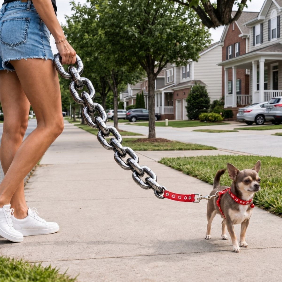 Woofidoo Chain Style Dog Leash