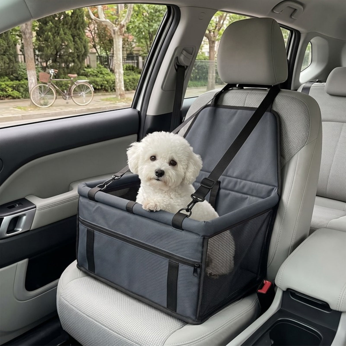 Woofidoo Foldable Mesh Dog Car Seat
