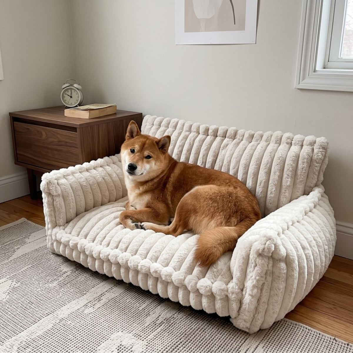 Woofidoo Corduroy Dog Sofa Bed