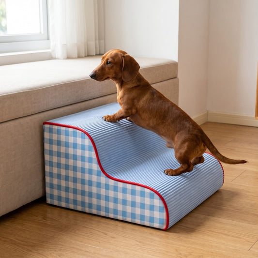 Woofidoo Striped Dog Stairs