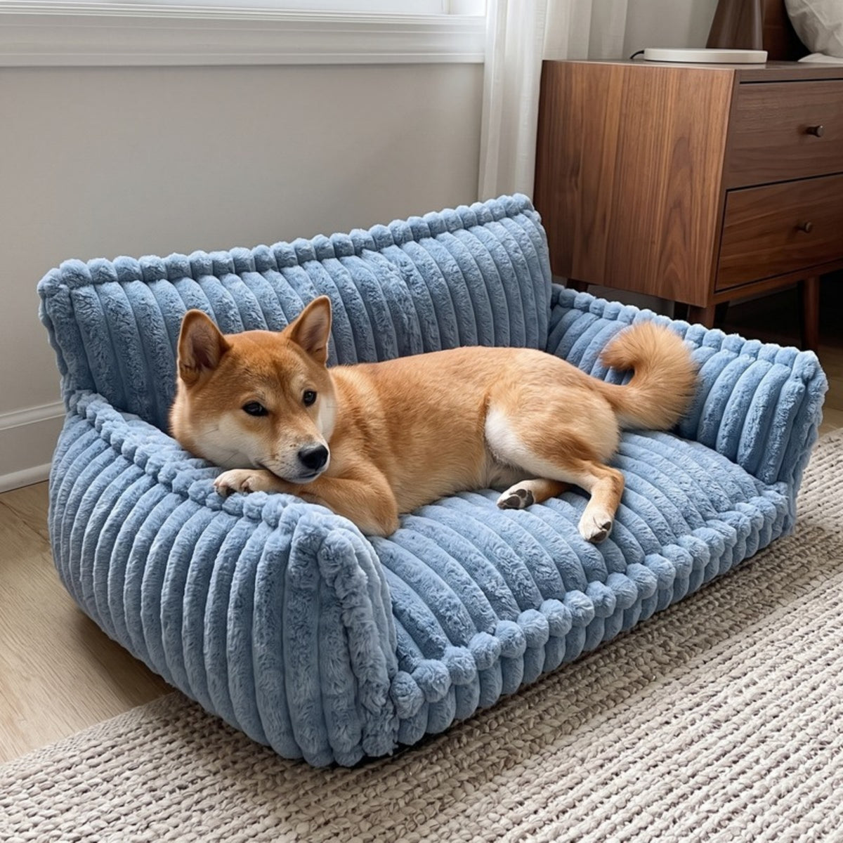 Woofidoo Corduroy Dog Sofa Bed