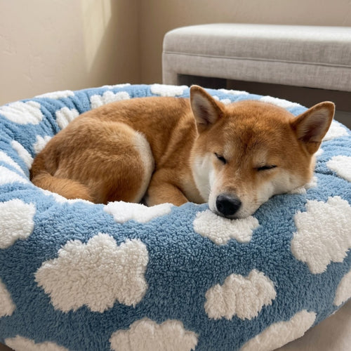 Woofidoo Cloud Donut Dog Bed