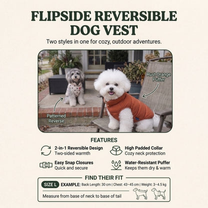 Woofidoo Flipside Reversible Dog Vest