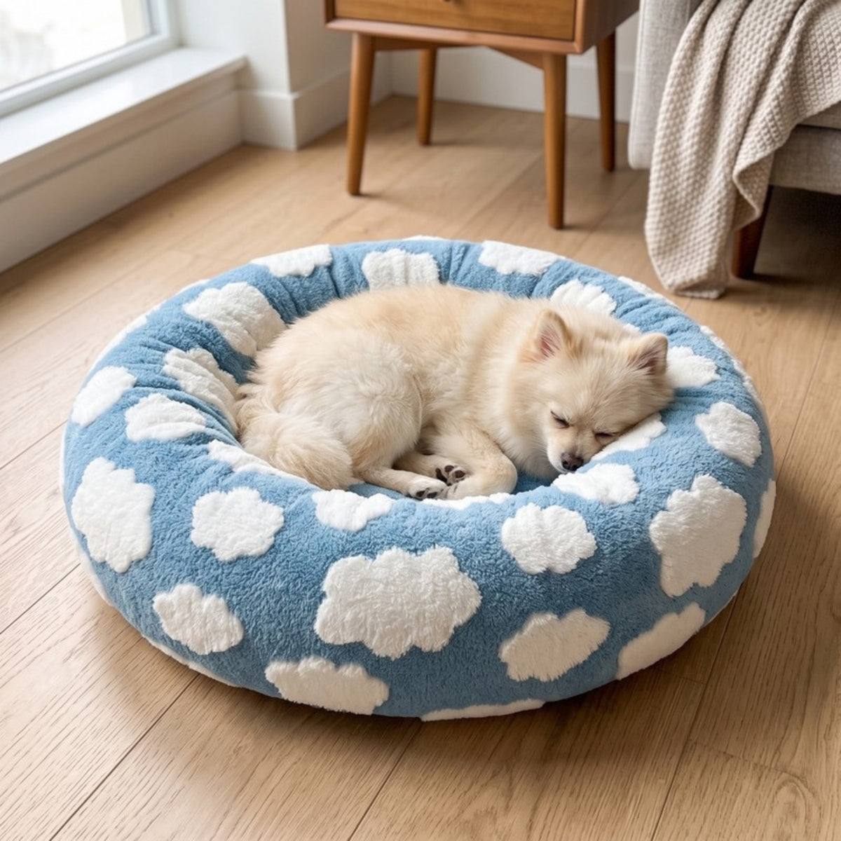 Woofidoo Cloud Donut Dog Bed