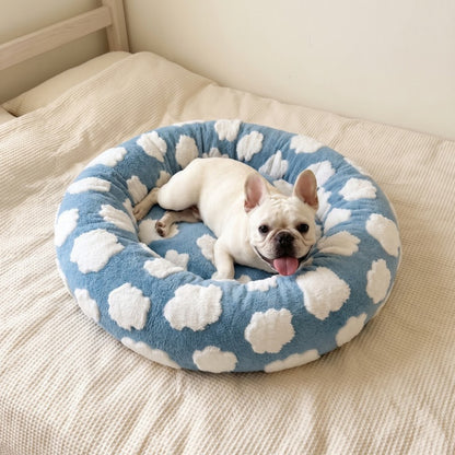 Woofidoo Cloud Donut Dog Bed