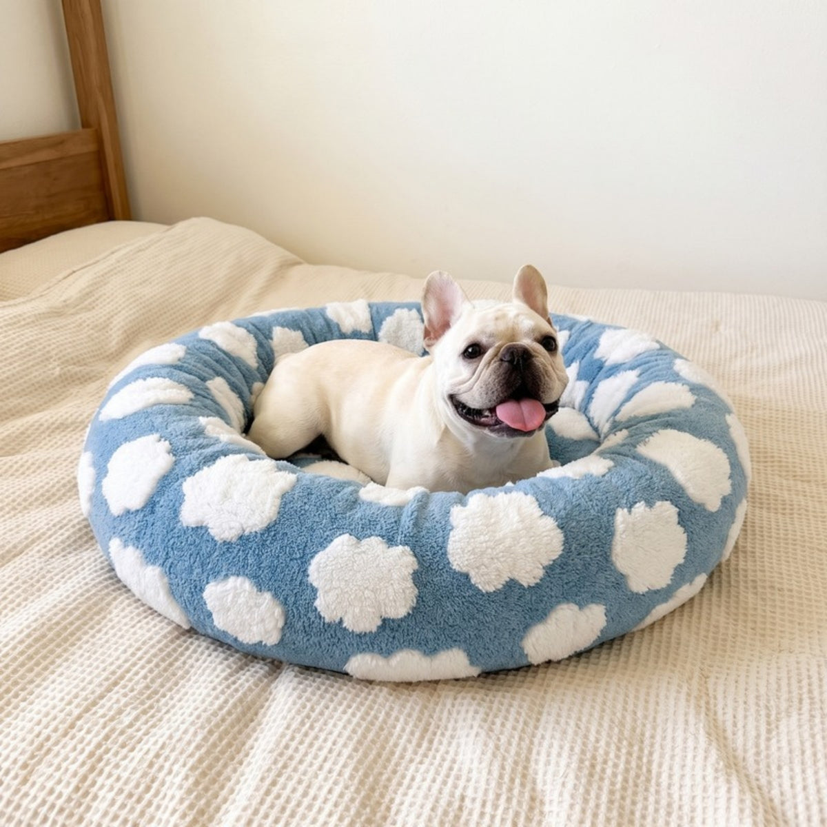 Woofidoo Cloud Donut Dog Bed