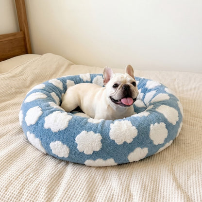 Woofidoo Cloud Donut Dog Bed