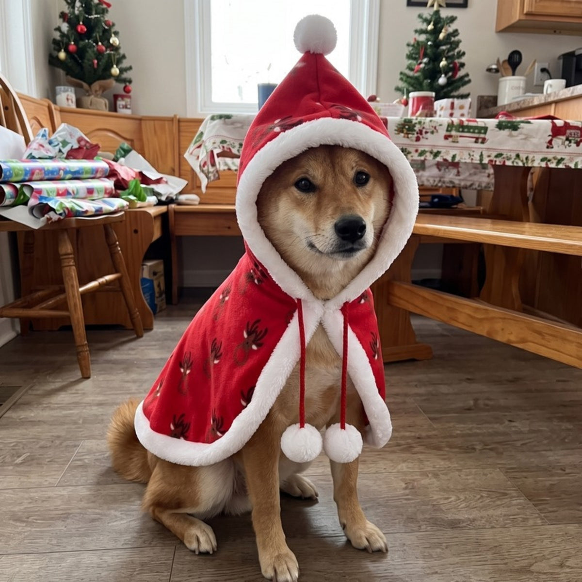 Woofidoo Christmas Pet Cape