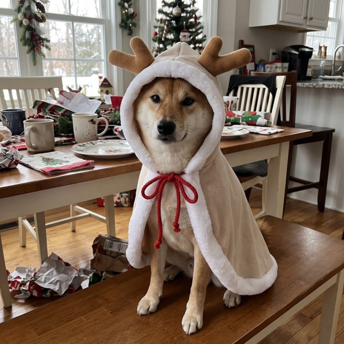 Woofidoo Christmas Pet Cape