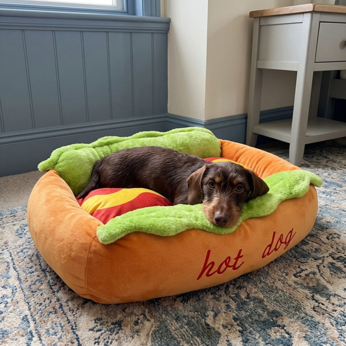 Woofidoo Hot Dog Pet Bed