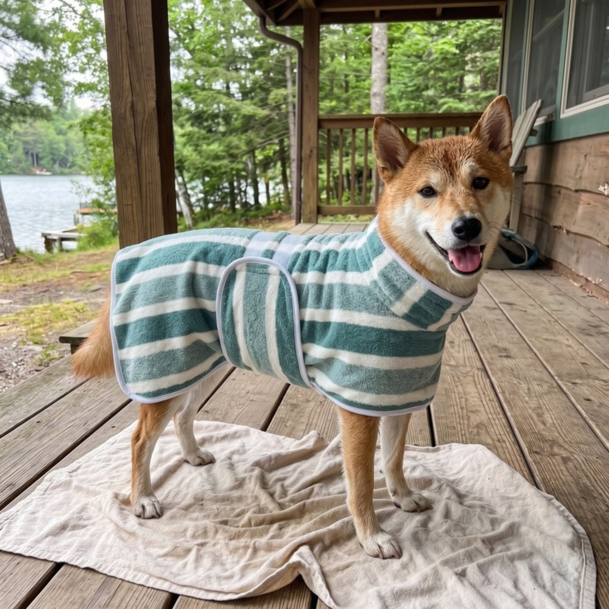 Woofidoo Quick-Dry Dog Bathrobe