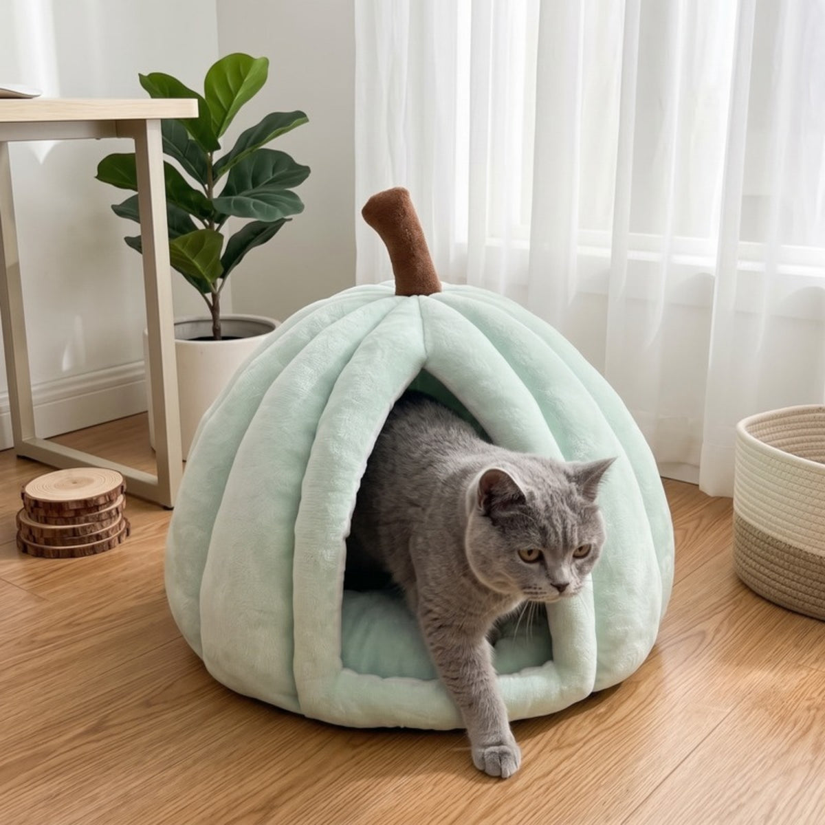Woofidoo Pumpkin Cat Bed