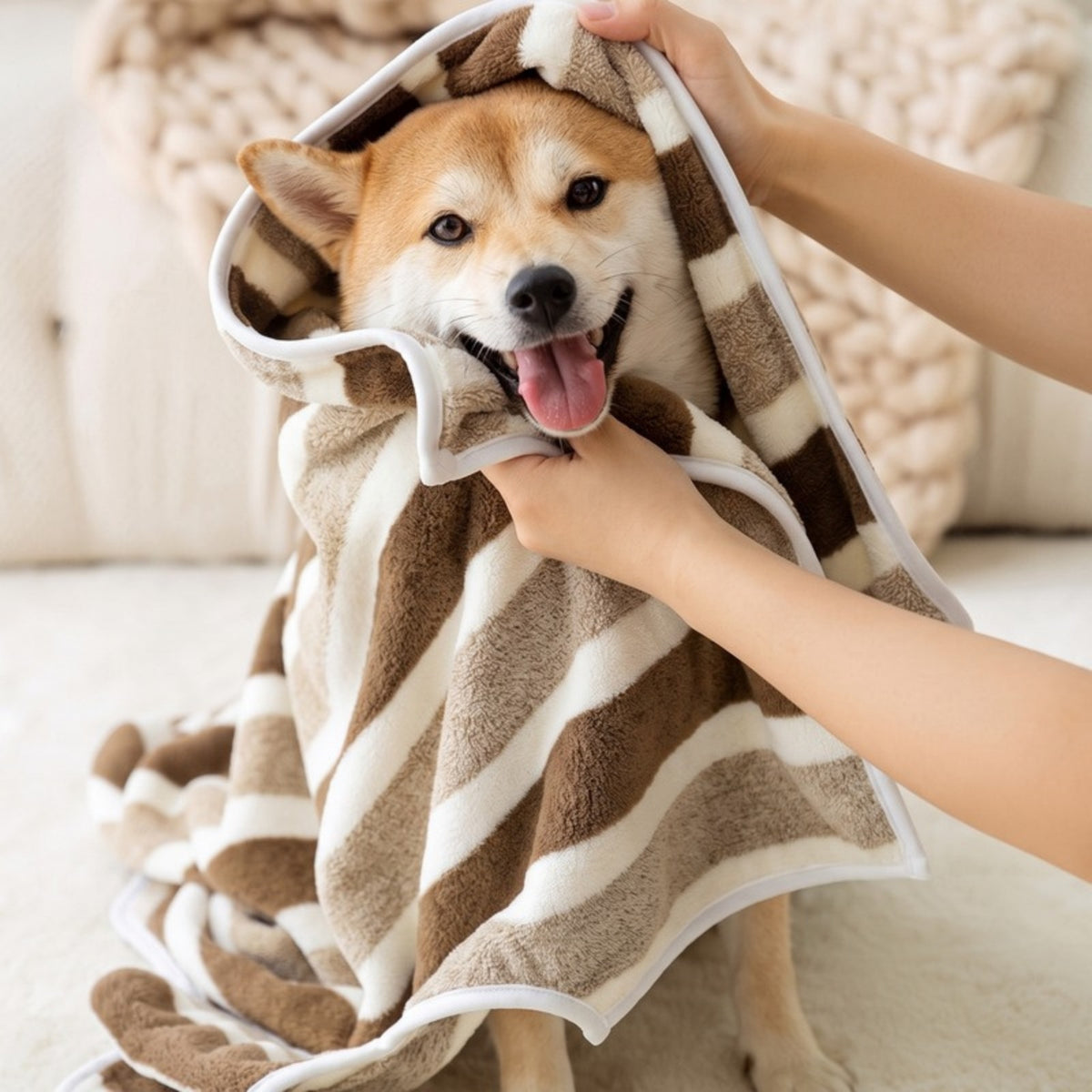 Woofidoo Quick-Dry Dog Bathrobe