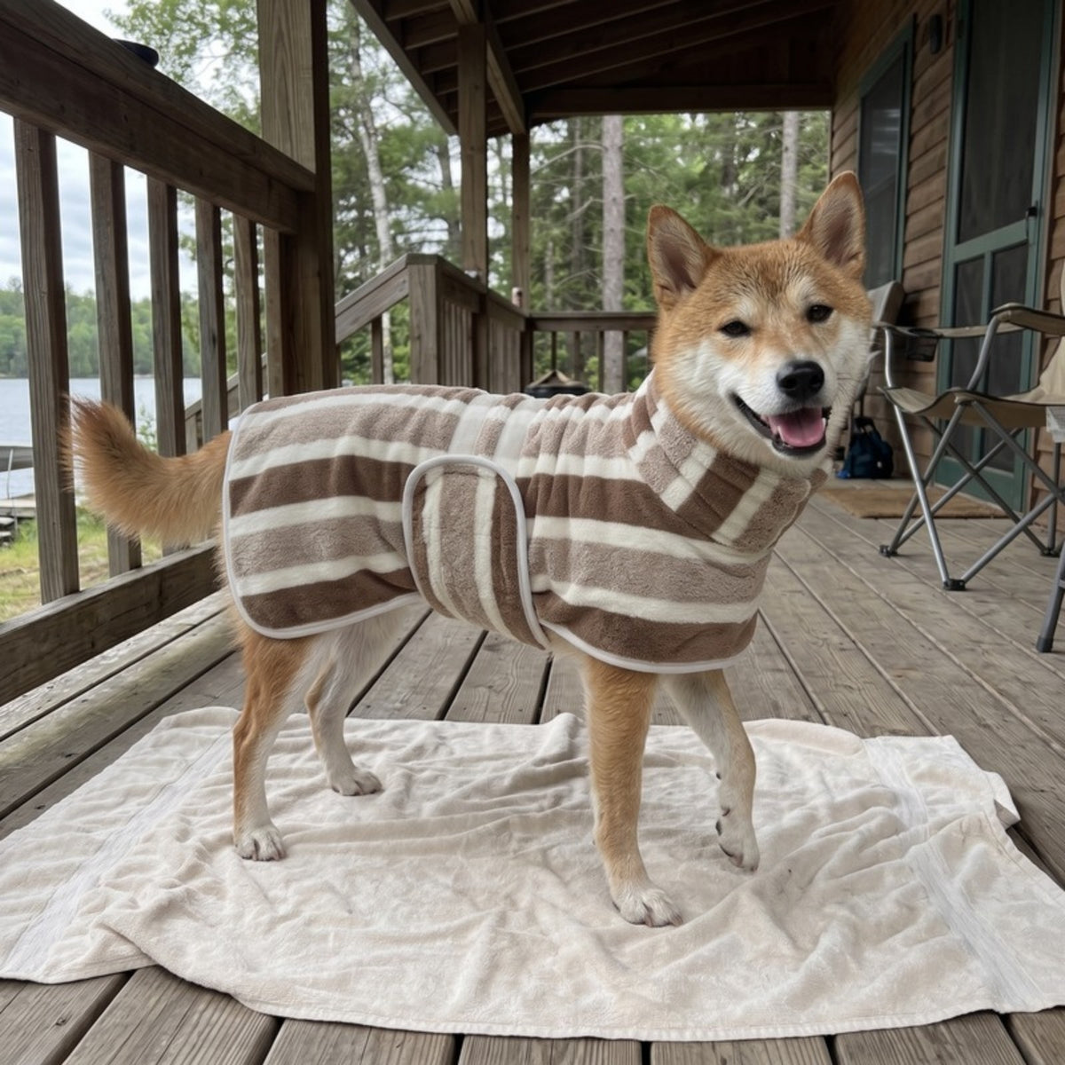 Woofidoo Quick-Dry Dog Bathrobe