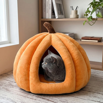 Woofidoo Pumpkin Cat Bed