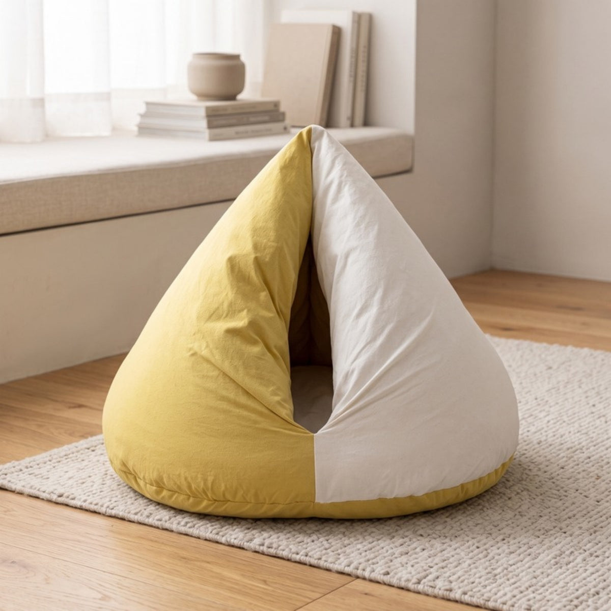 Woofidoo Rice Ball Cat Cave Bed