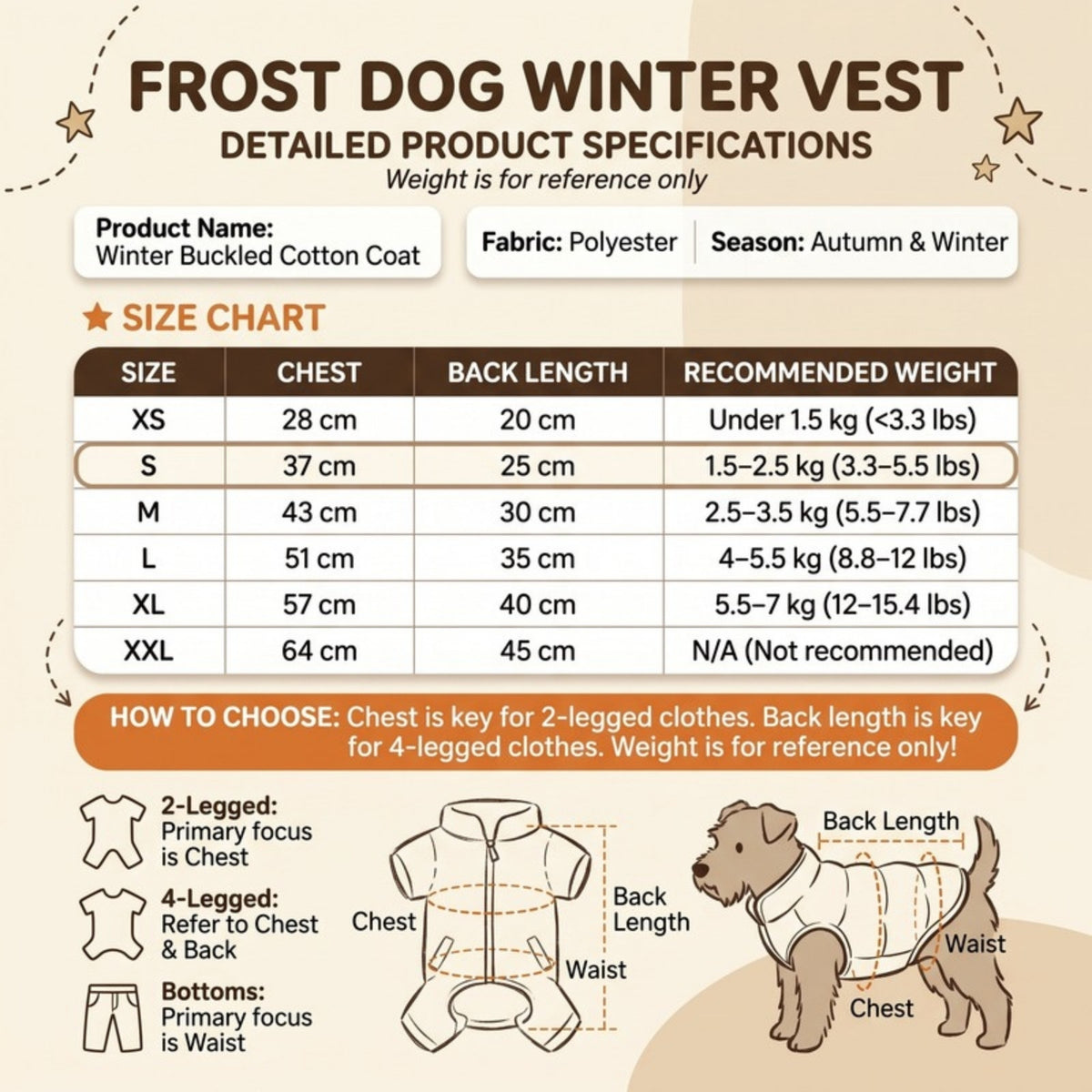Woofidoo Frost Dog Winter Vest