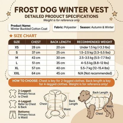 Woofidoo Frost Dog Winter Vest