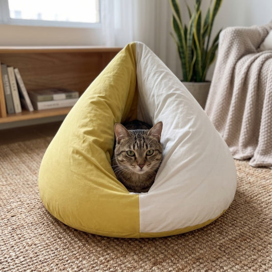 Woofidoo Rice Ball Cat Cave Bed