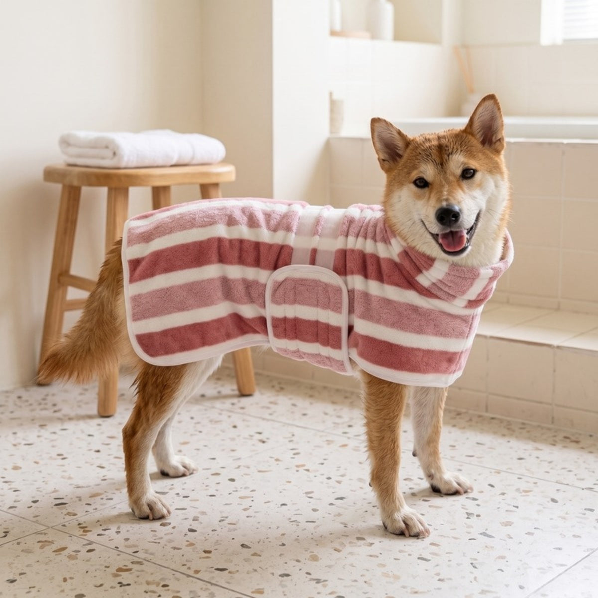 Woofidoo Quick-Dry Dog Bathrobe