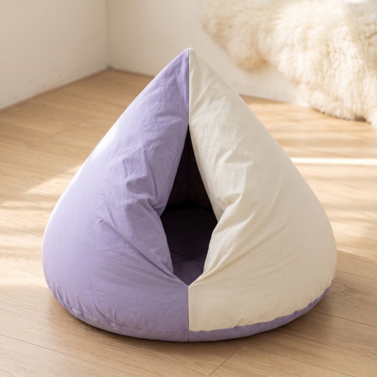 Woofidoo Rice Ball Cat Cave Bed