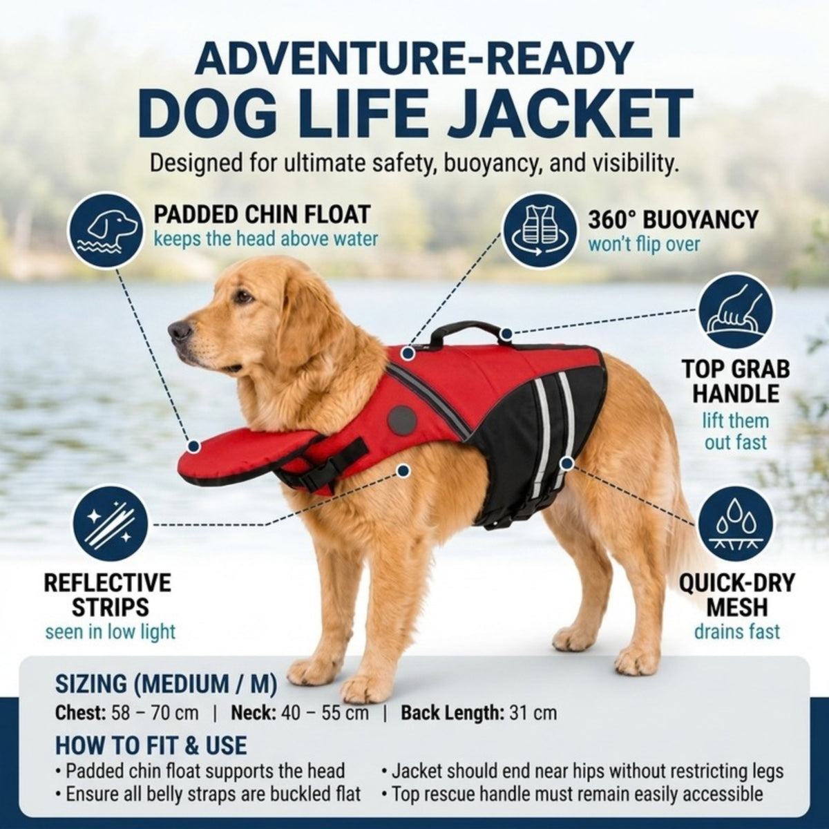 Woofidoo Dog Life Jacket