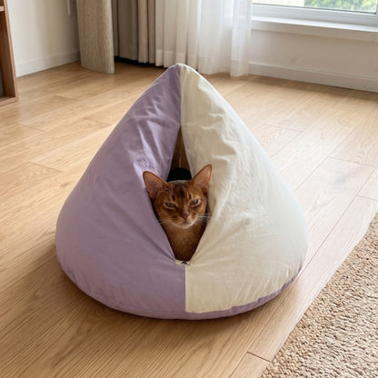 Woofidoo Rice Ball Cat Cave Bed