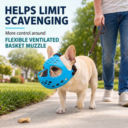 Woofidoo Soft Rubber Bulldog Muzzle