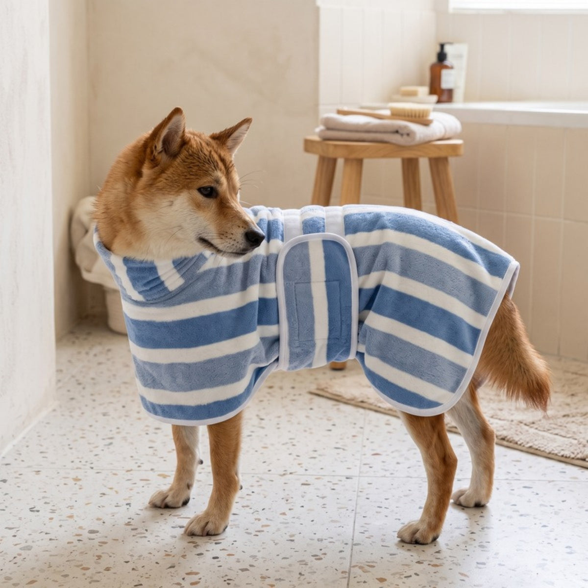 Woofidoo Quick-Dry Dog Bathrobe