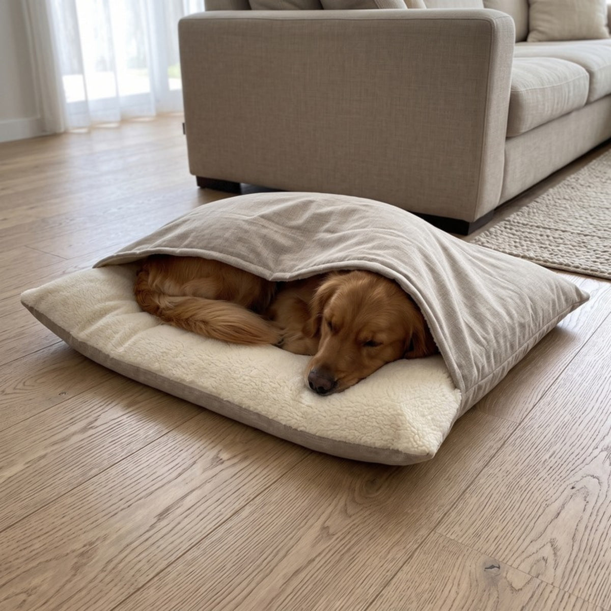 Woofidoo Pocket Burrow Dog Bed