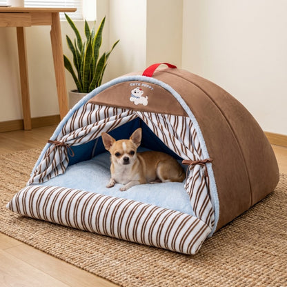 Woofidoo Gingham Cat Tent Bed
