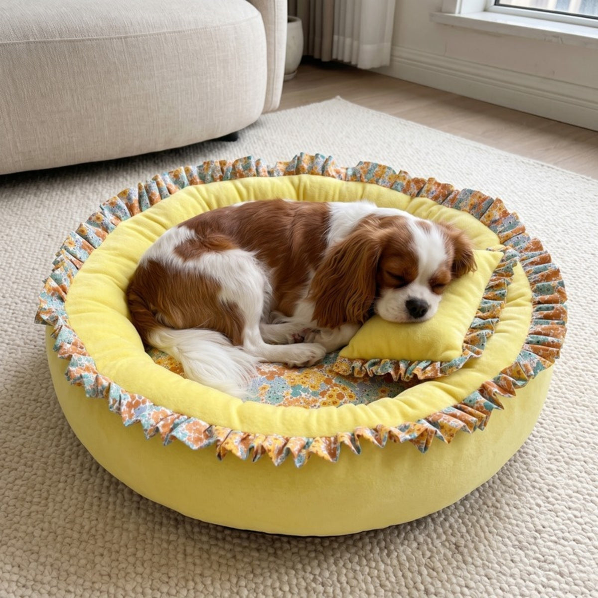 Woofidoo Round Donut Pet Bed