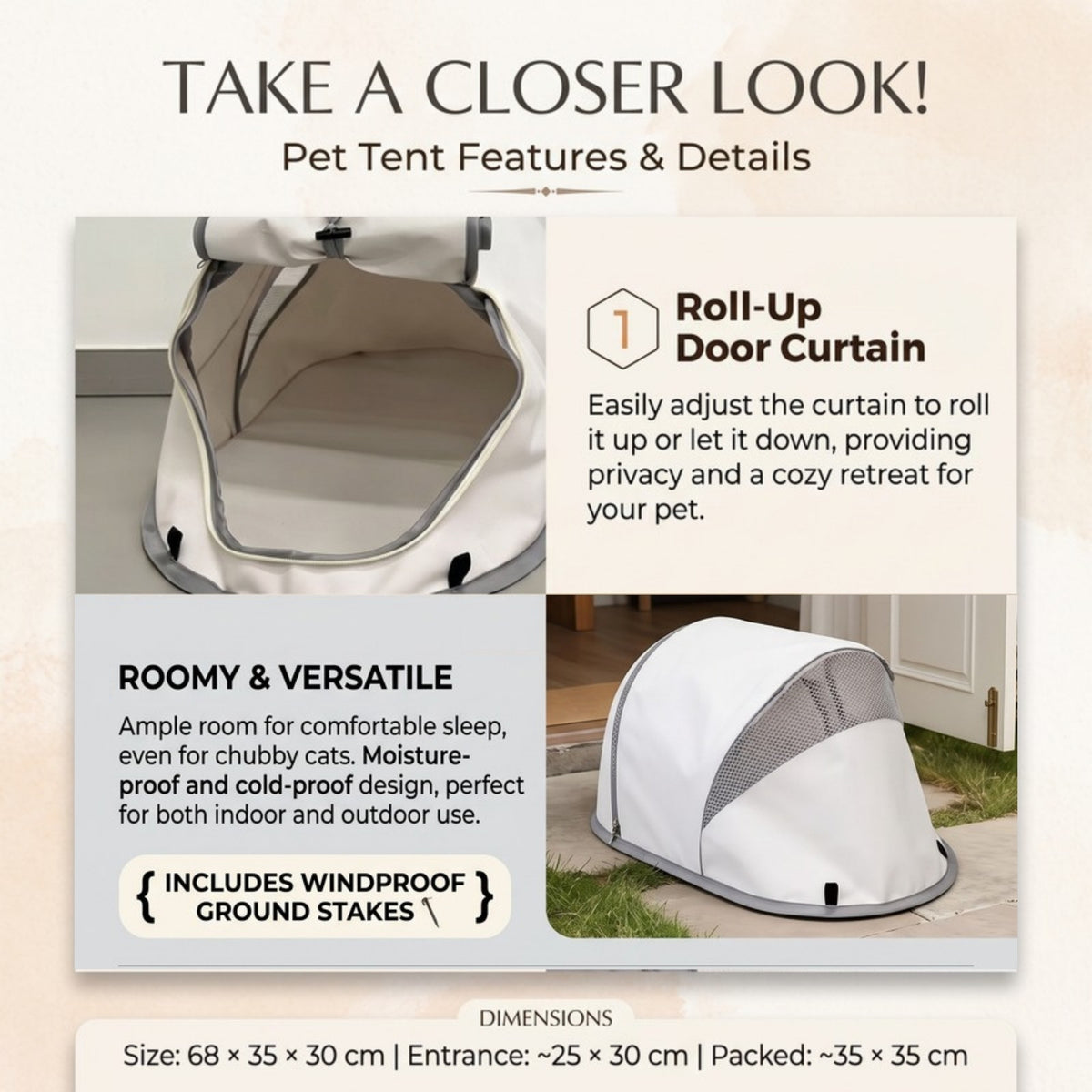 Woofidoo Campfire Pet Tent