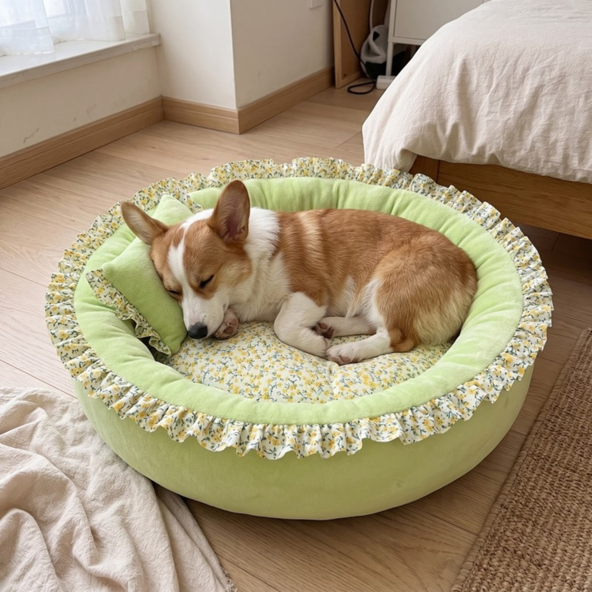 Woofidoo Round Donut Pet Bed